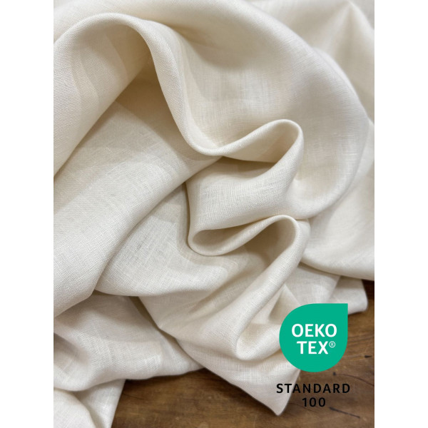 Linho puro Oeko Tex Aveia