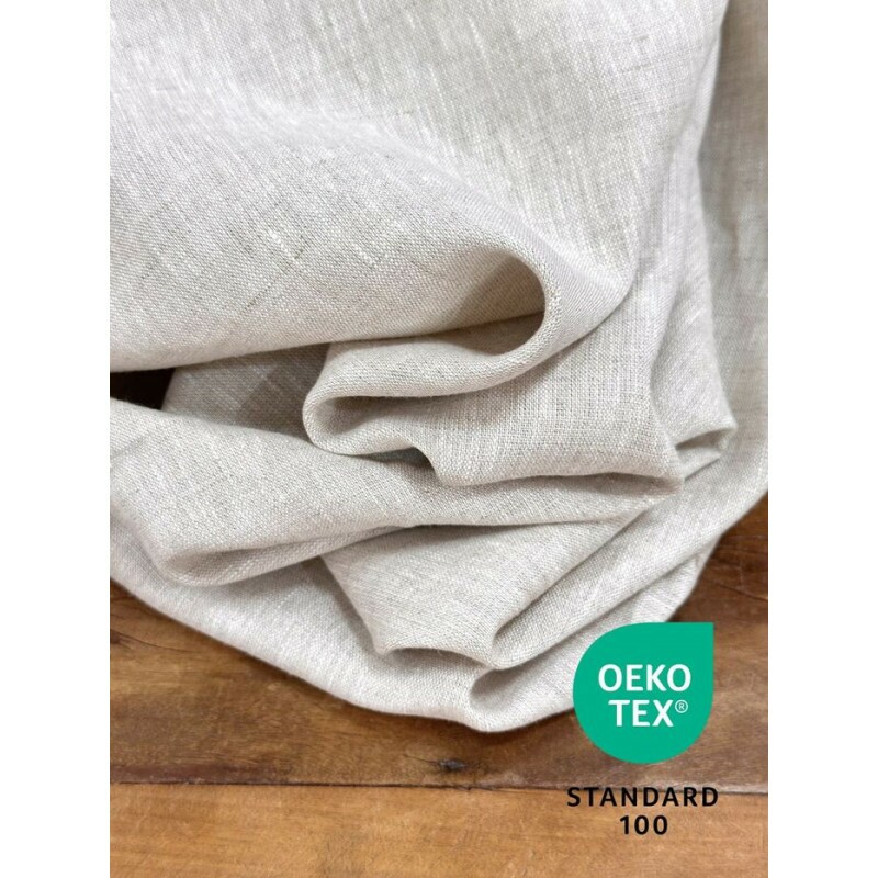 Linho puro Oeko Tex Natural 
