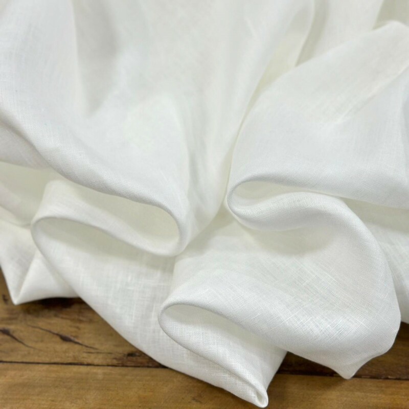 Cambraia de Linho Puro Off White Cambraia de Linho Puro Off White