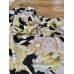 Linho Puro Paisley Fundo Preto