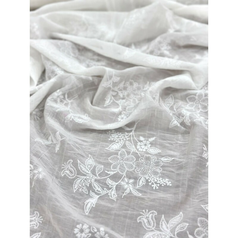 Liocel Flowers Print Off White