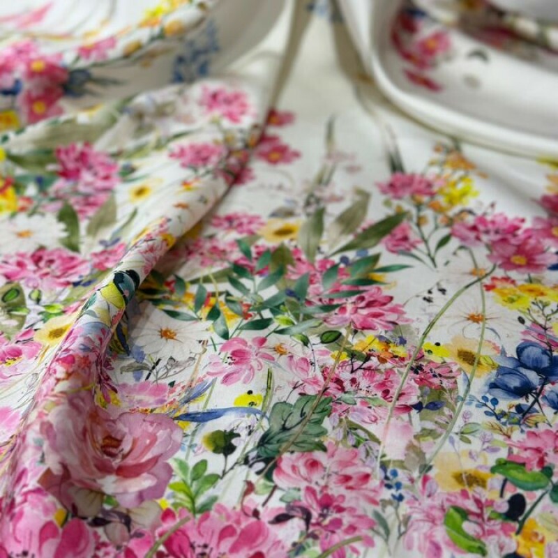 Zibeline Barrado Duplo Floral 
