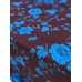 Cetim Italy Floral Azul 