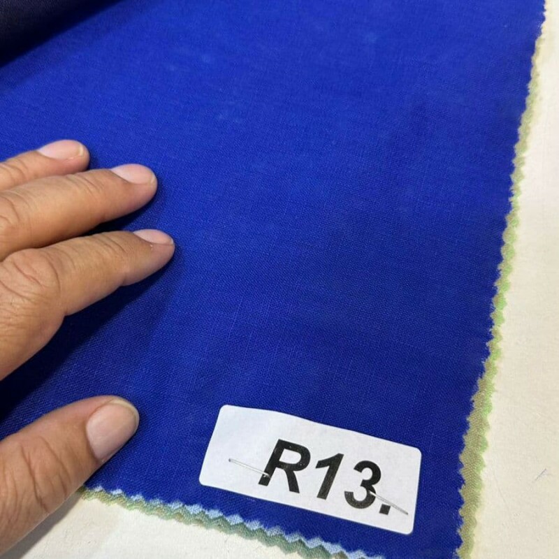 Cambraia de Linho Puro Azul Bic
