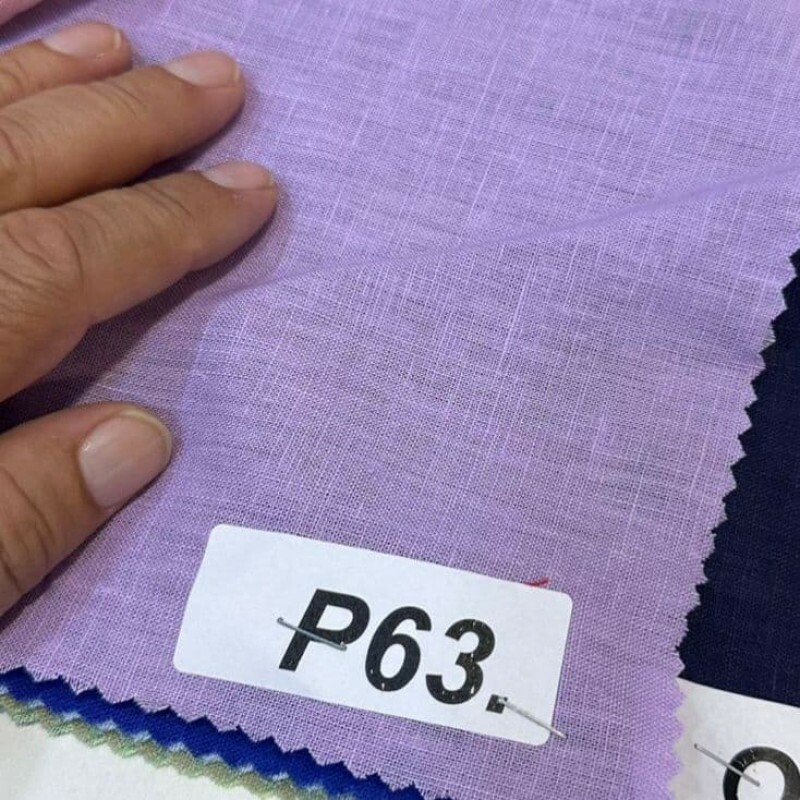 Cambraia de Linho Puro Lilás