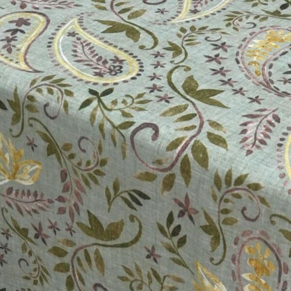 Crepe Miu Miu Verde com Paisley