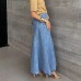 Saia Jeans Midi Azul 