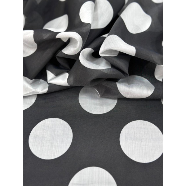 Lyocel Polkadots Branco Maior Lyocel Polkadots Branco Maior