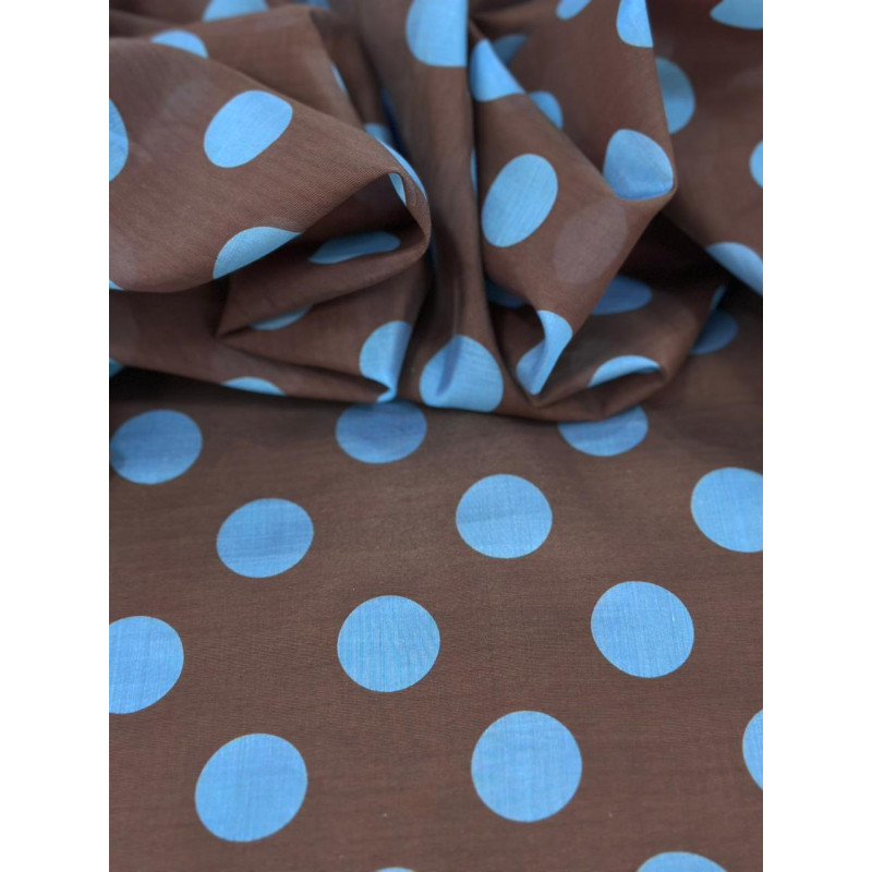 Lyocel Polkadots Azul 