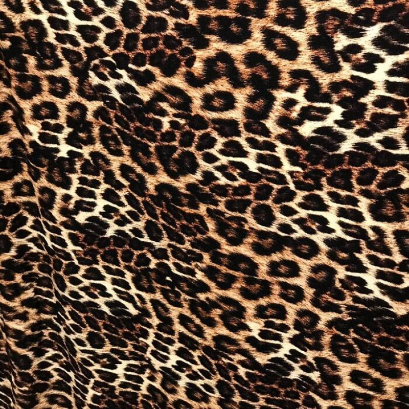 Malha Fluity Animal Print Onça Malha Fluity Animal Print Onça
