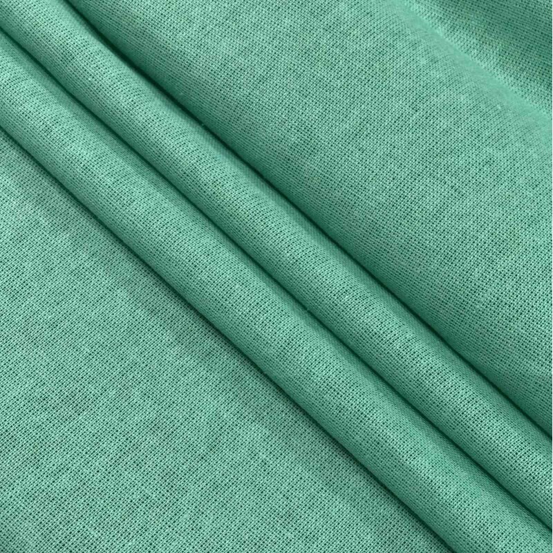Linho Misto Liso Verde Água Linho Misto Liso Verde Água
