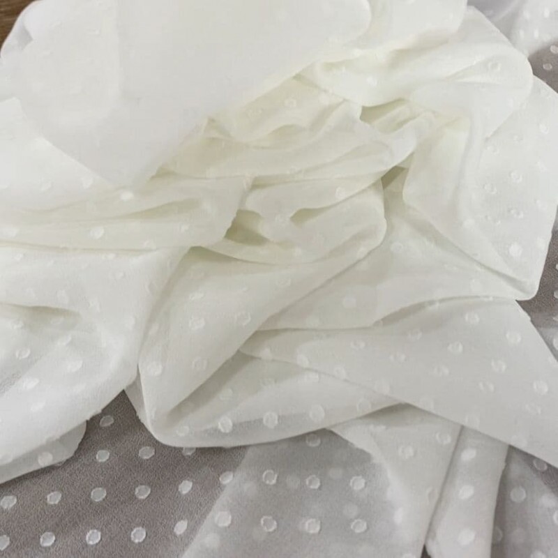Musseline Floquinho Off White