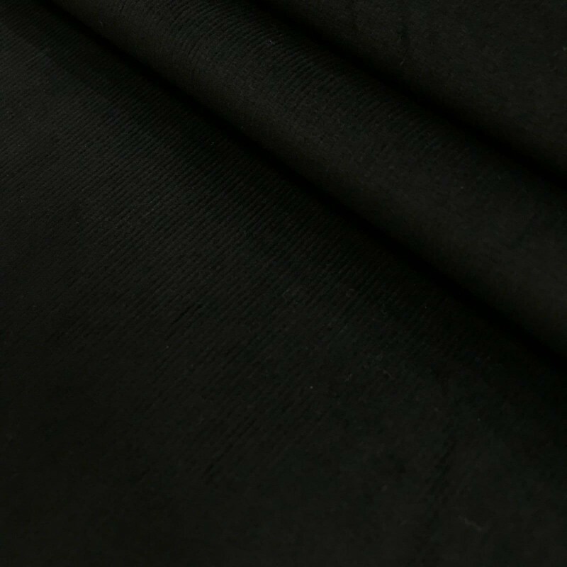 Veludo Cotelê Preto