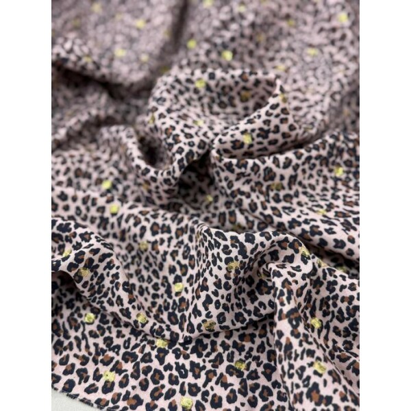Viscose Foil Animal Print