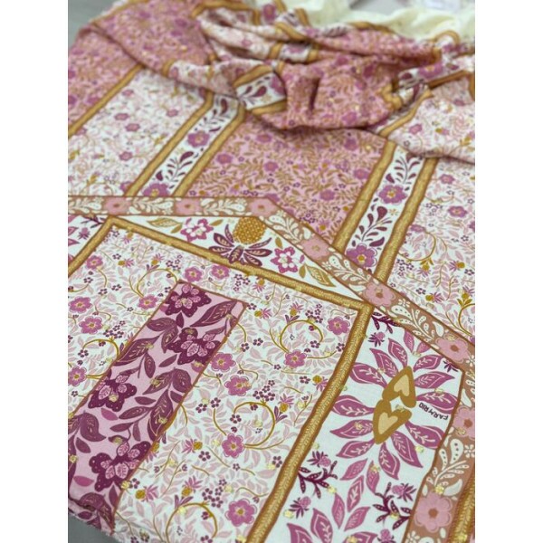 Viscose Foil Floral