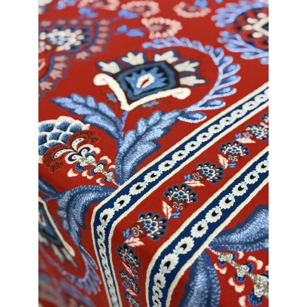 Viscose Vermelho com Azul