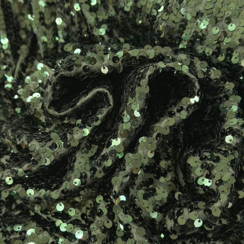 Paetê em Malha Verde