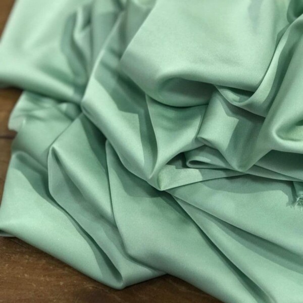 Cetim Gloss Liso Verde Água