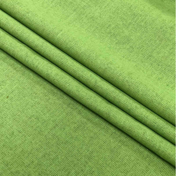 Linho Misto Liso Maça Verde Linho Misto Liso Maça Verde