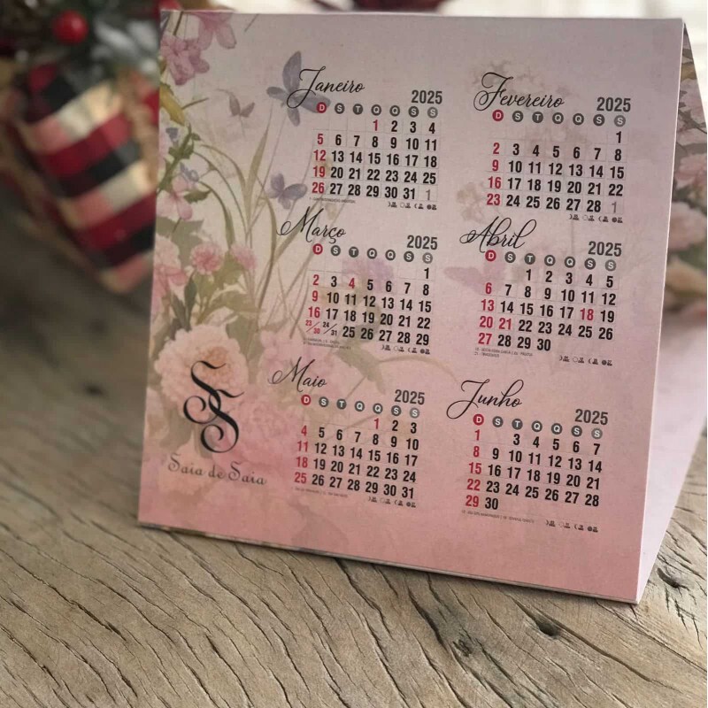 Calendário Saia de Saia