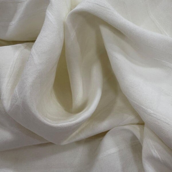 Algodão Off White Filetado