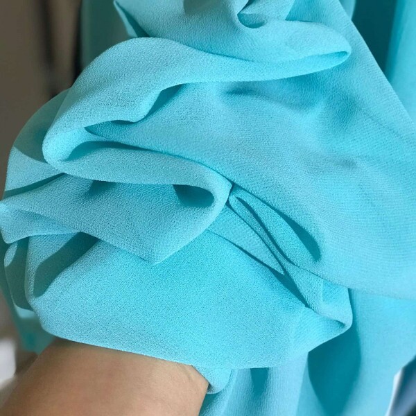Crepe GGT Liso Azul Bebe