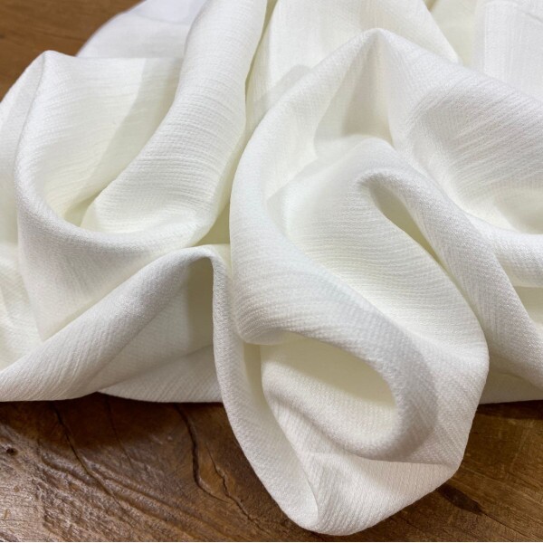 Tencel Filetado Off White