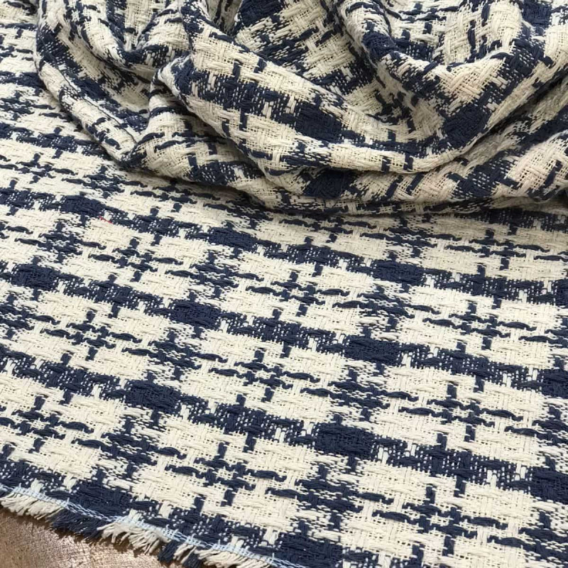 Tweed Azul com Off White