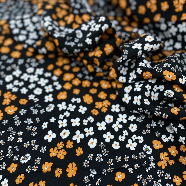 Viscose Black Liberty Amarelo