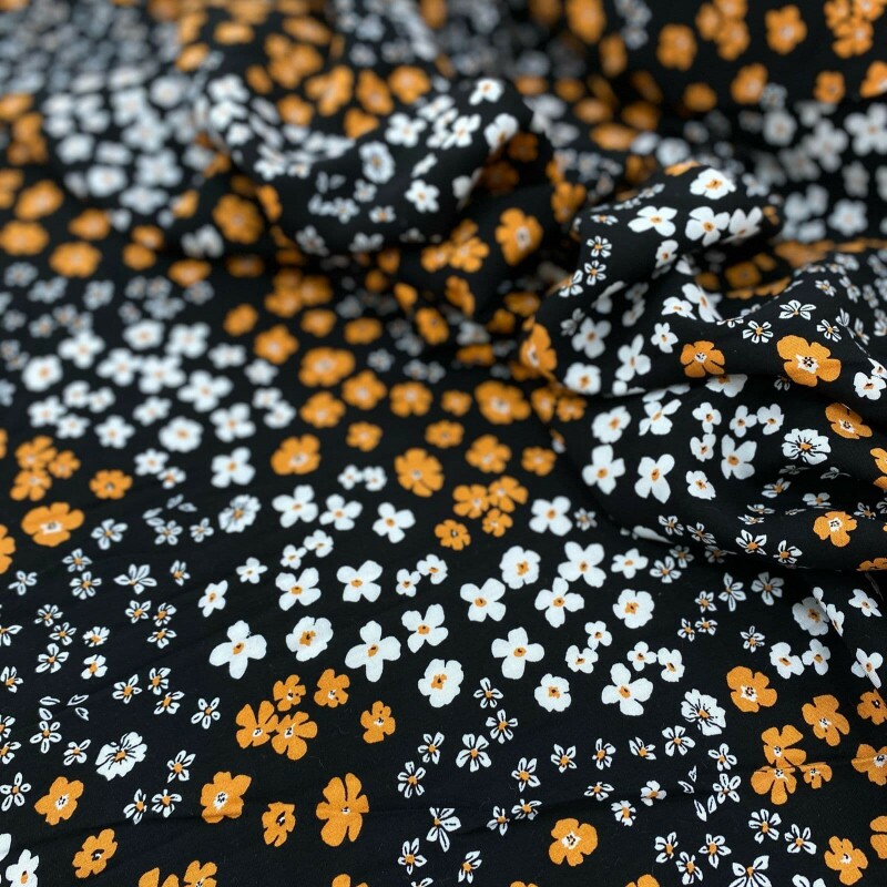 Viscose Black Liberty Amarelo