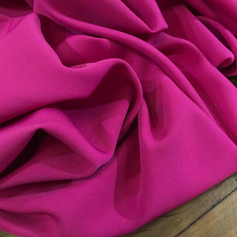 Alfaiataria Crepe Carolina Liso Hot Pink