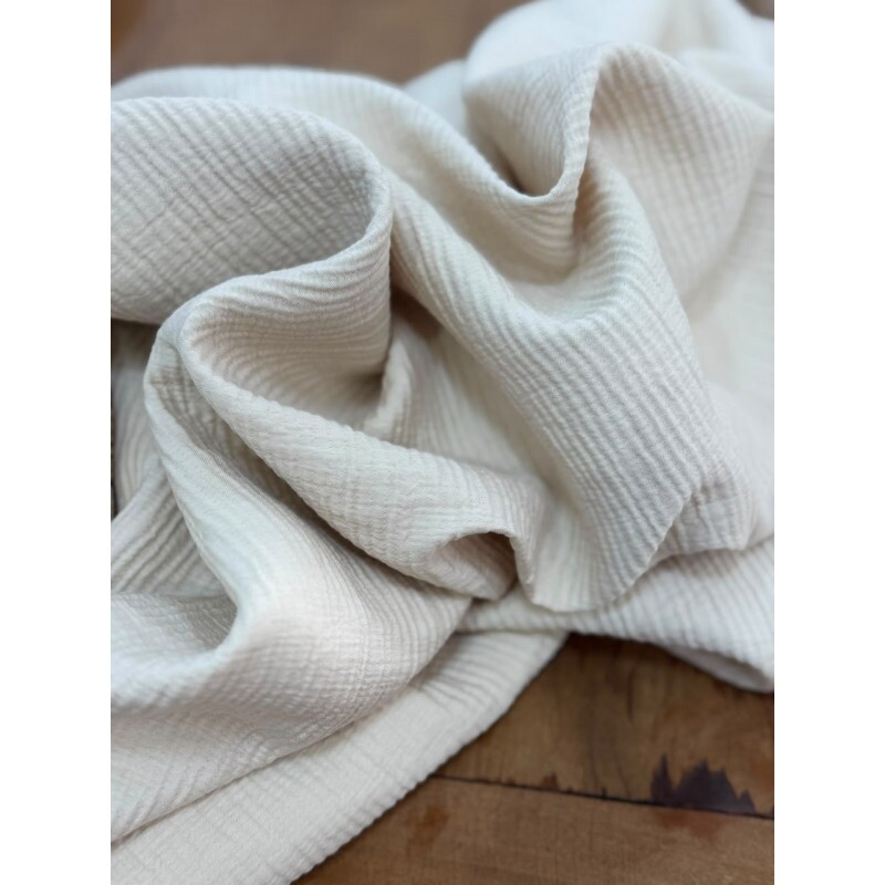 Pleated Naturale Dublado Baunilha