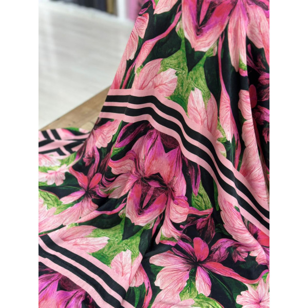 Rayon Italiano Pink Floral