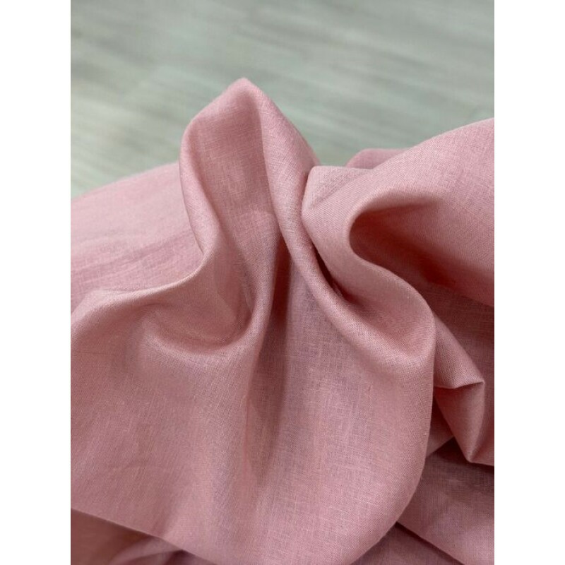 Cambraia de Linho Milão Rosa Chá 