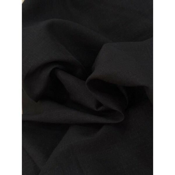 Cambraia de Linho Milão Preto 