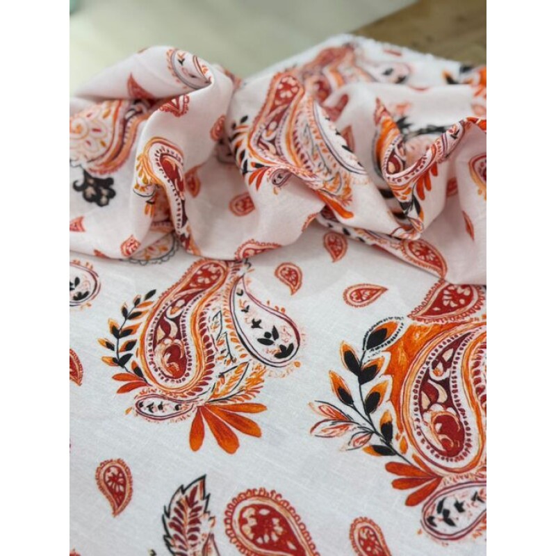 Linho Misto Paisley Exclusivo