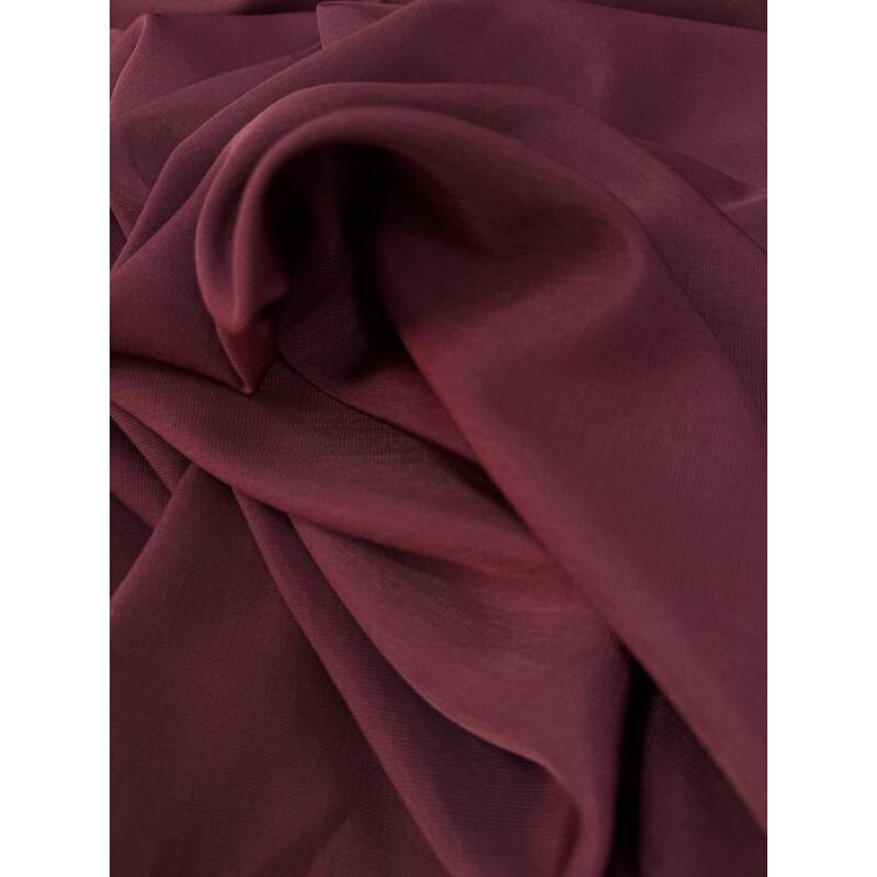 Viscose Toque De Seda Burgundy 