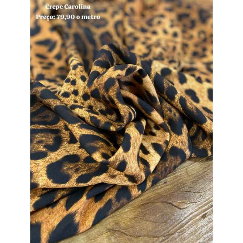 Alfaiataria Crepe Carolina Animal Print Alfaiataria Crepe Carolina Animal Print