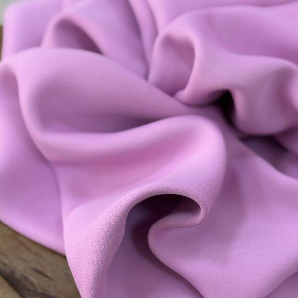 Crepe Patou de Acetato Rosa 