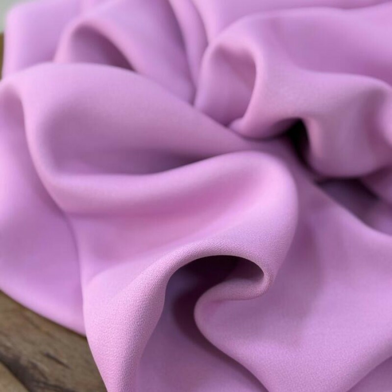 Crepe Patou de Acetato Rosa 