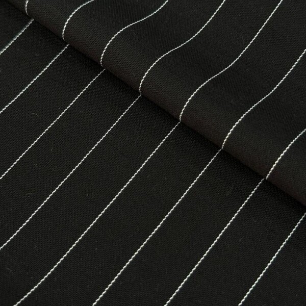 Tencel Risca De Giz Preto
