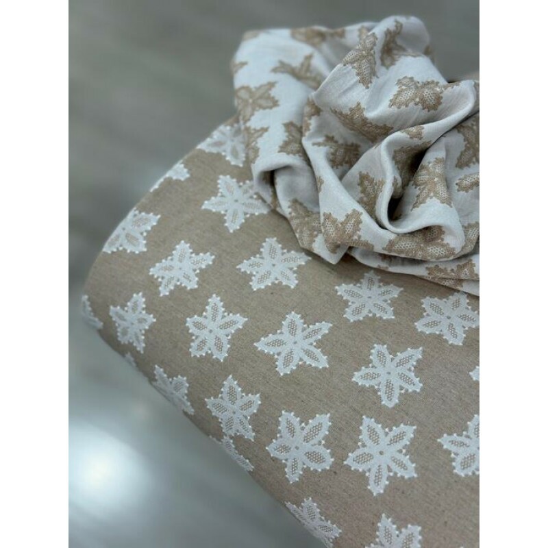 Jacquard de Algodão Cru 