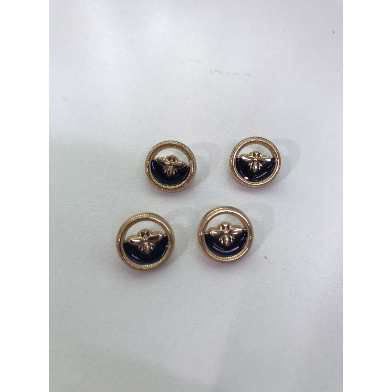 Botão Bee Dourado P - 13718