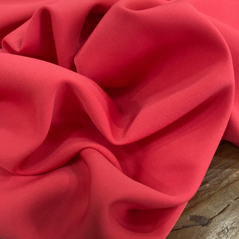 Alfaiataria Crepe Carolina Rosa Flour Alfaiataria Crepe Carolina Rosa Flour