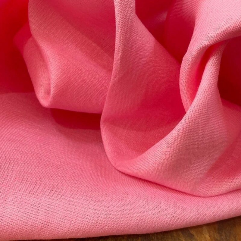 Linho Puro Nacional Rosa Bebe