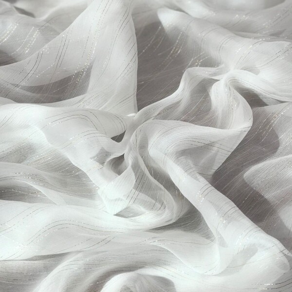 Chiffon Filetado Off White 