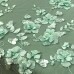 Tule Floral 3D Verde