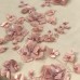 Tule Floral 3D Rosa
