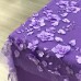 Tule Floral 3D Lilás
