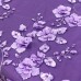 Tule Floral 3D Lilás